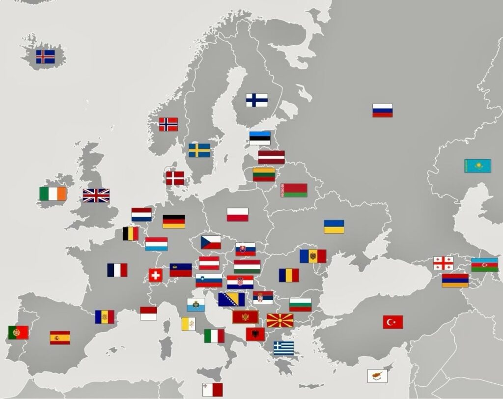 Mappa degli Stati